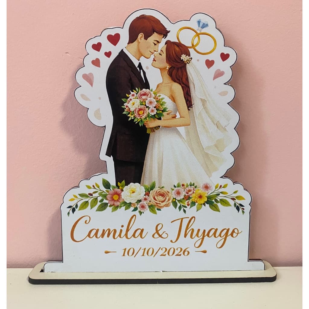 Kit 50 Centro De Mesa Lembrancinha Casamento Noivado Mdf