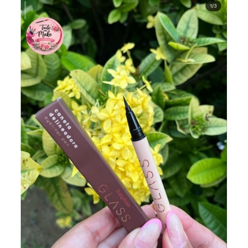 Caneta Delineadora Glass Ruby Rose (cor:preto)