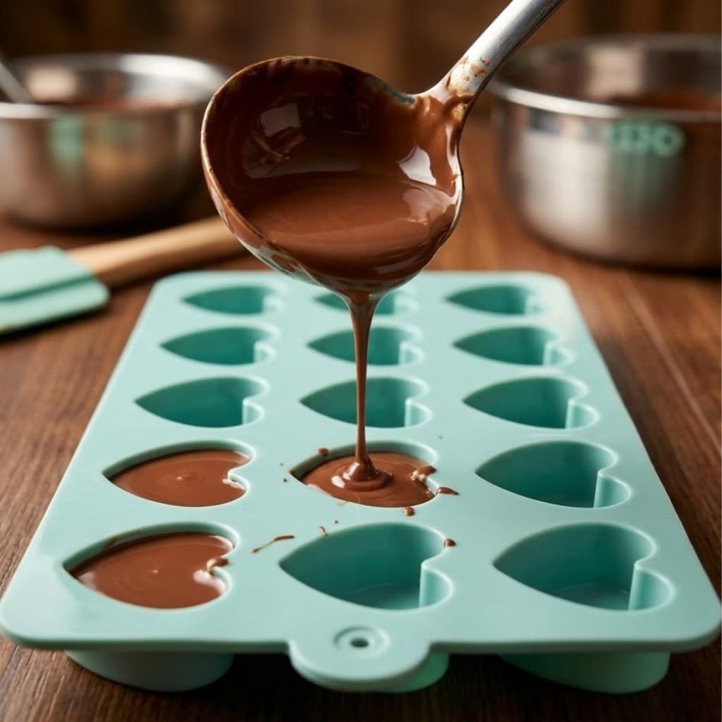 Forma Silicone Coracao Para Chocolate Sabonete Vela 23cm 11cm Molde Coracoes