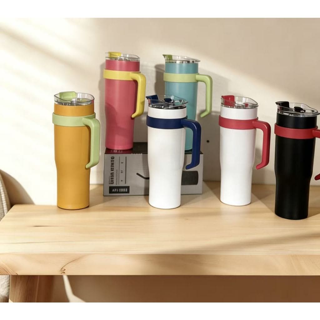 Copo Térmico Gigante 1200ml - Isolado a Vácuo, Durável e Versátil