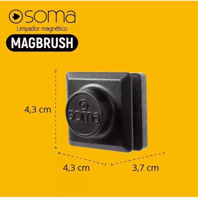 Limpador Magnético Soma Magbrush - P/ 6mm Mini