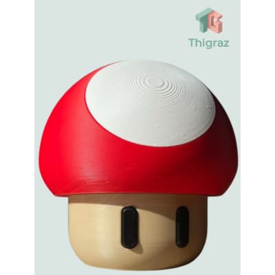 Cofre Decorativo Cogumelo Super Mario Médio verde – Guarde Suas Conquistas com Estilo