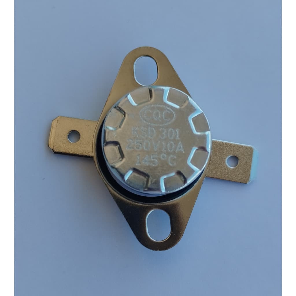 Termostato KSD 301 145°C 250V 10A - Universal para Cafeteiras e Panelas