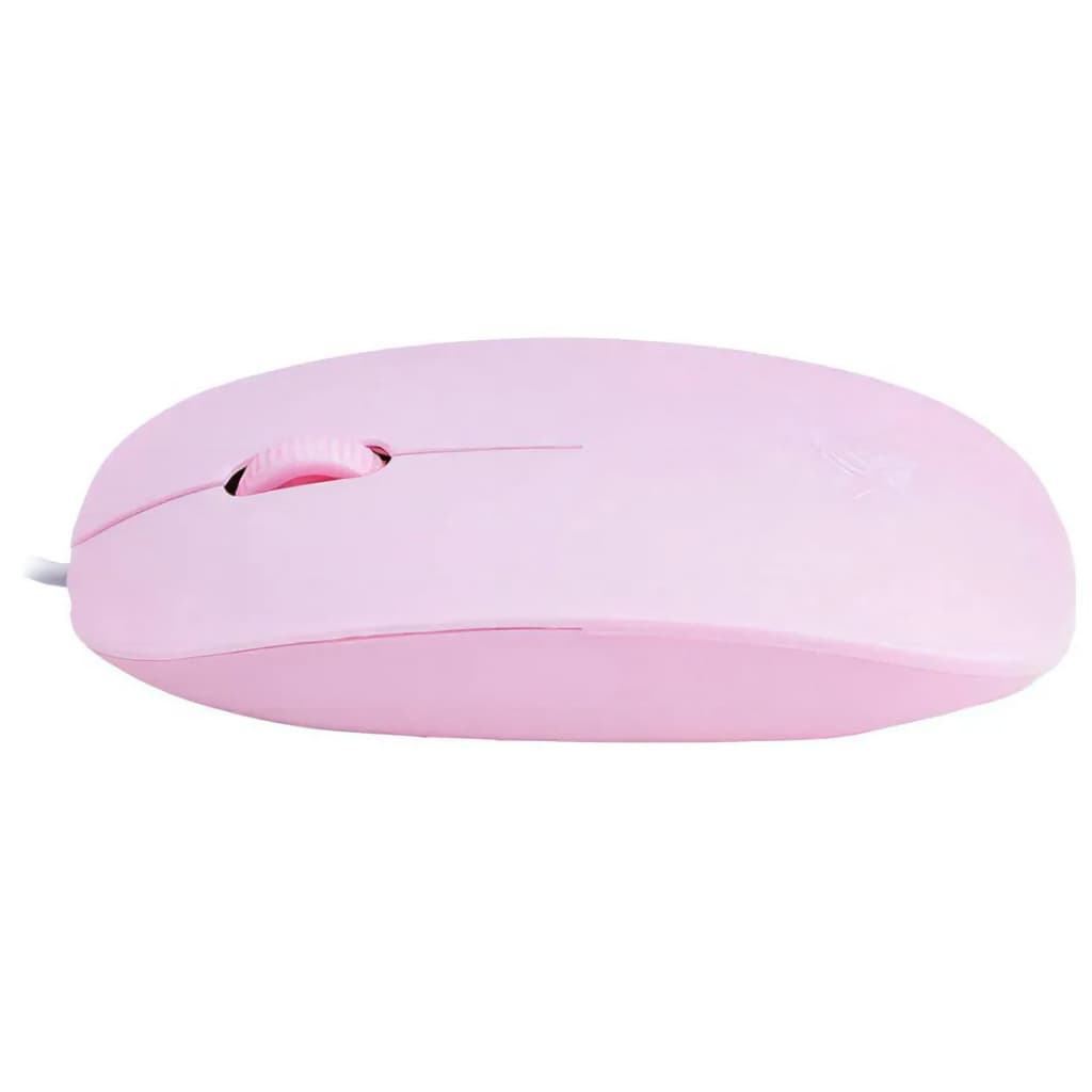 Mouse Maxprint Surface Usb Óptico Rosa 1200 Dpi 3 Botões Top