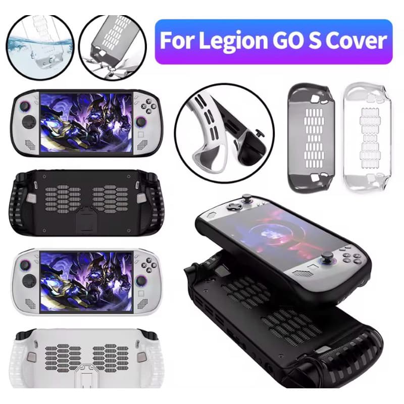 Capa TPU Protetora para Lenovo Legion Go S – Case Antiderrapante Anti-Arranhões para Console Portátil