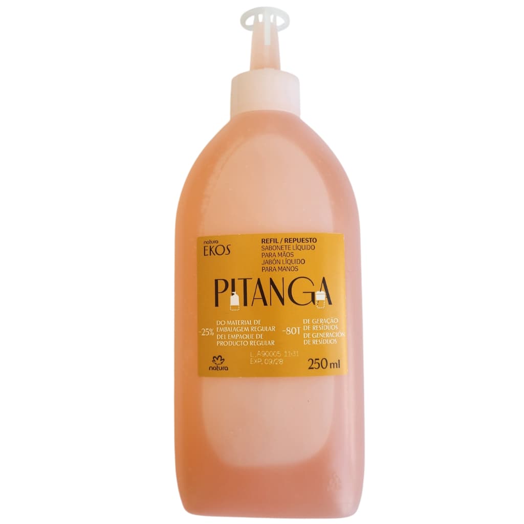Refil Sabonete Líquido para Mãos Ekos Pitanga 250 ml Natura Original