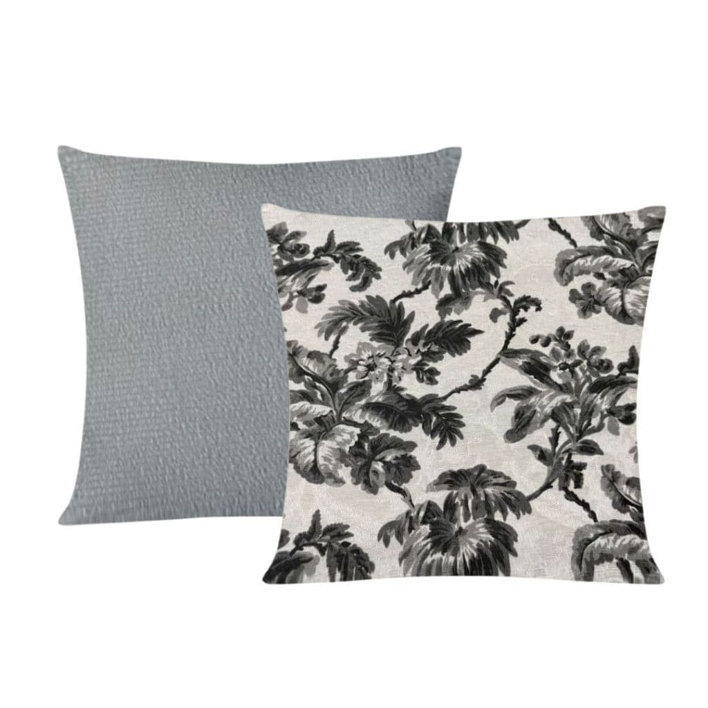 Kit 2 Almofadas Cheias Suede e Jacquard 45x45cm Com Zíper Sala Sofá