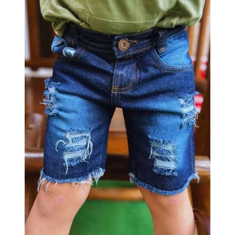 Bermuda Jeans Infantil Premium