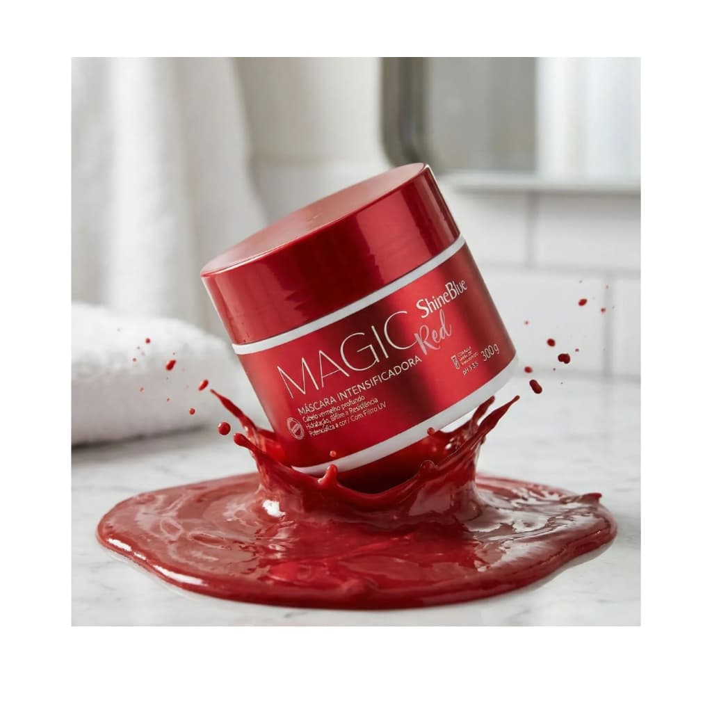 Mascara Shine Blue Magic Red 250g