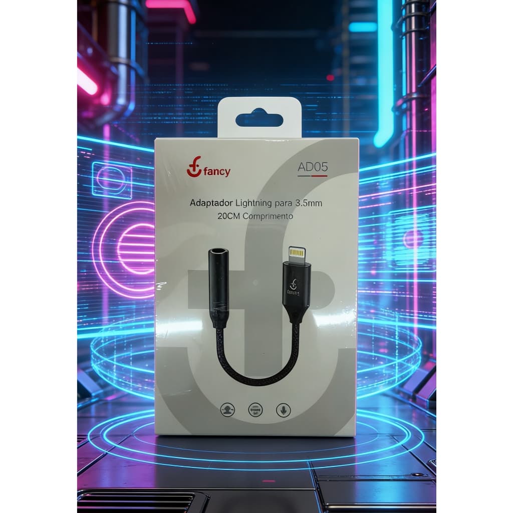 AD05  - Adaptador Iphone Para P2 3.5mm Fancy