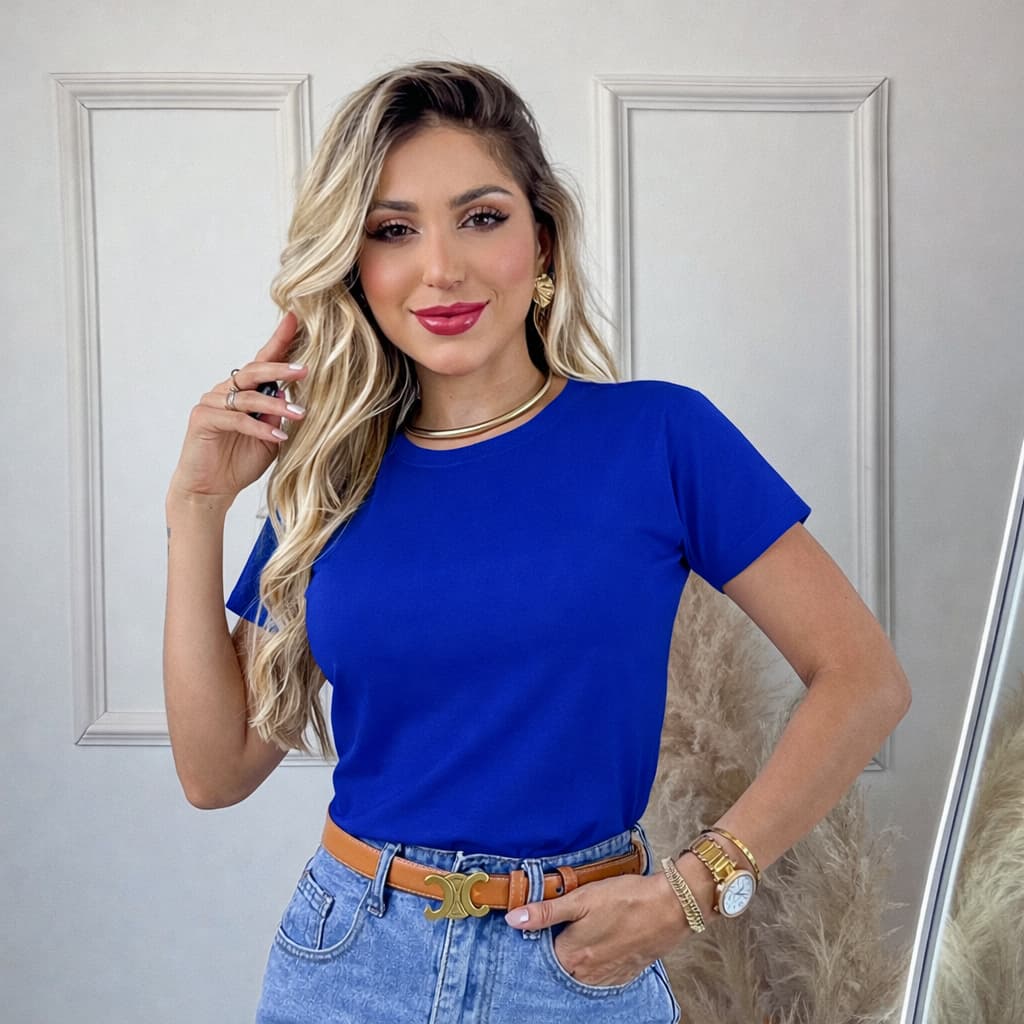 T-SHIRTFEMENINABASICAT-SHIRTLISAFEMENINA