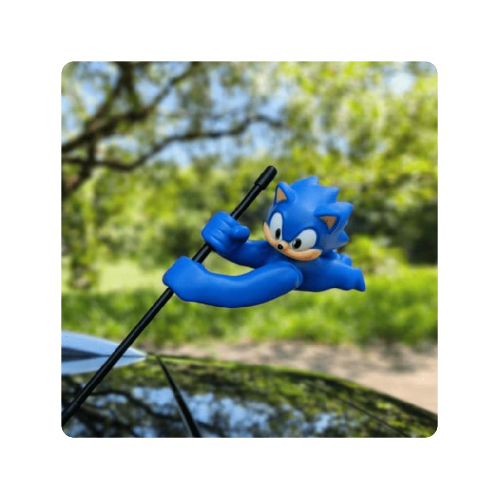 Enfeite Antena Porco Espinho Haste Fina Bichinho Carro Brinquedo Automotivo Cartoons Personagem