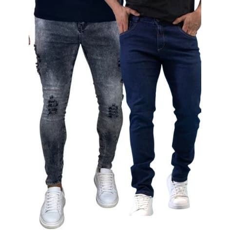 Kit 2 Calças Masculina Premium - Super Confortável com Elastano
