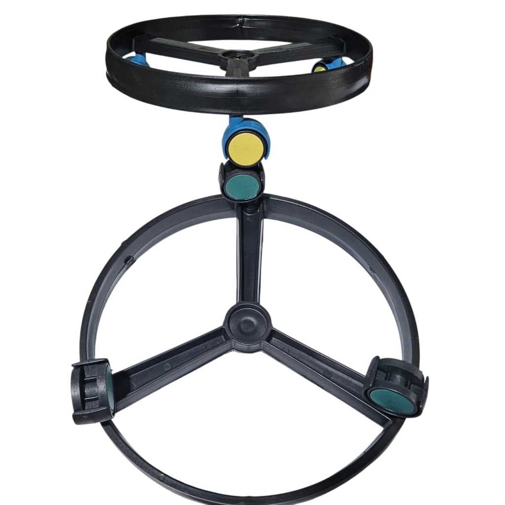 3 UND Suporte para Botijão de Gás Vaso de Plantas e Galão de Água com 3 Rodinhas Super Resistente 56 KG
