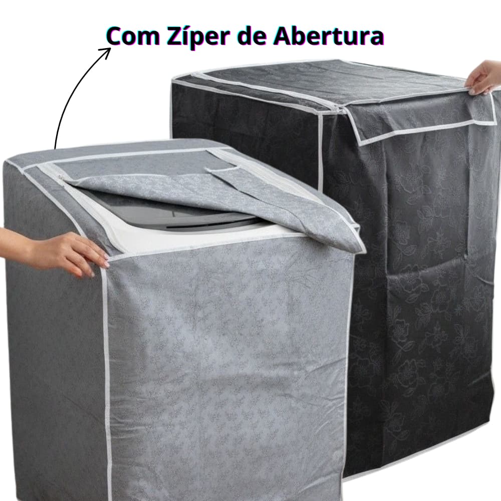capa de máquina para lavar com zíper impermeável resistente protetora todos os tamanhos e marcas consul brastemp