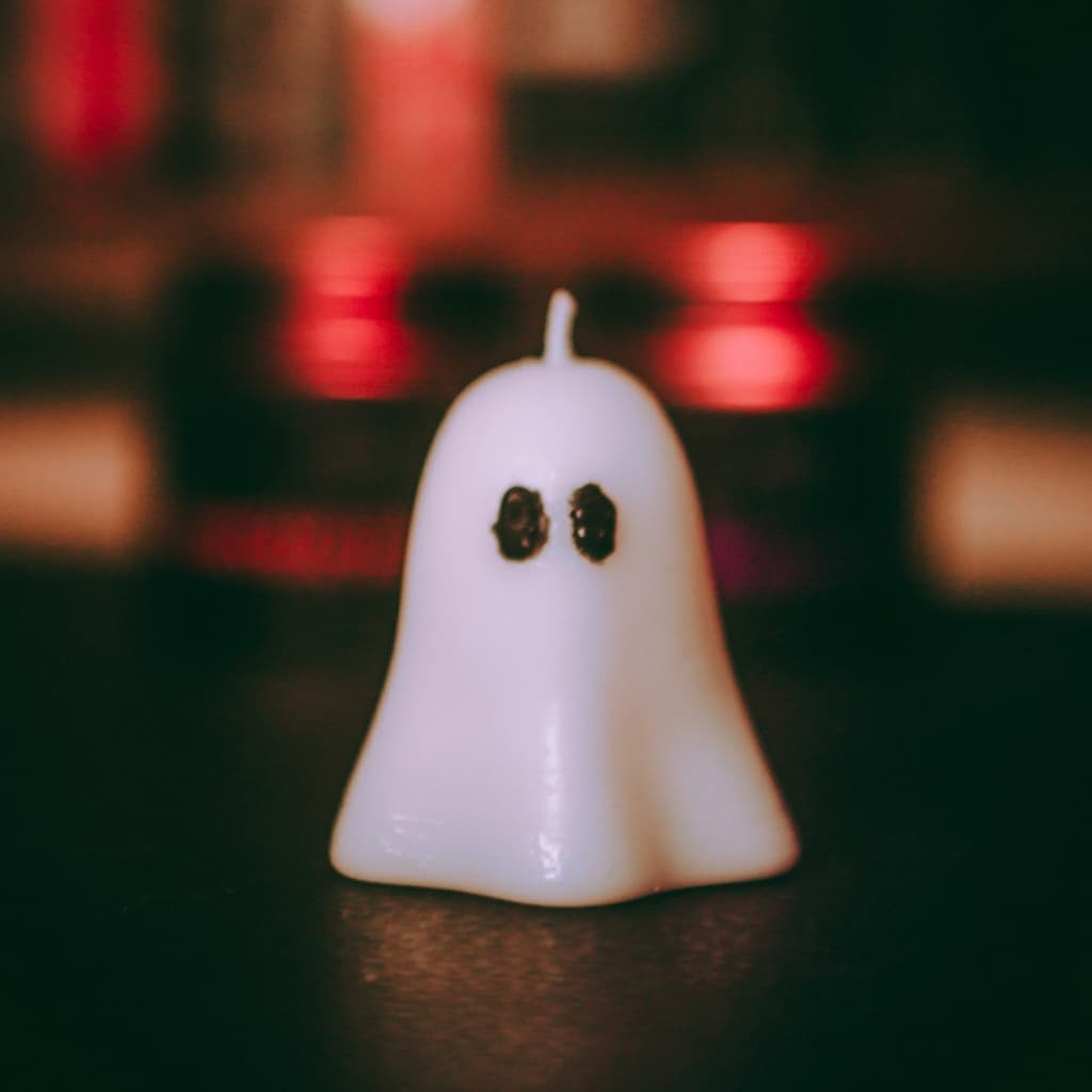 Vela Fantasma Halloween baunilha | Vela Decorativa Artesanal | Presente Criativo | Santa Cera