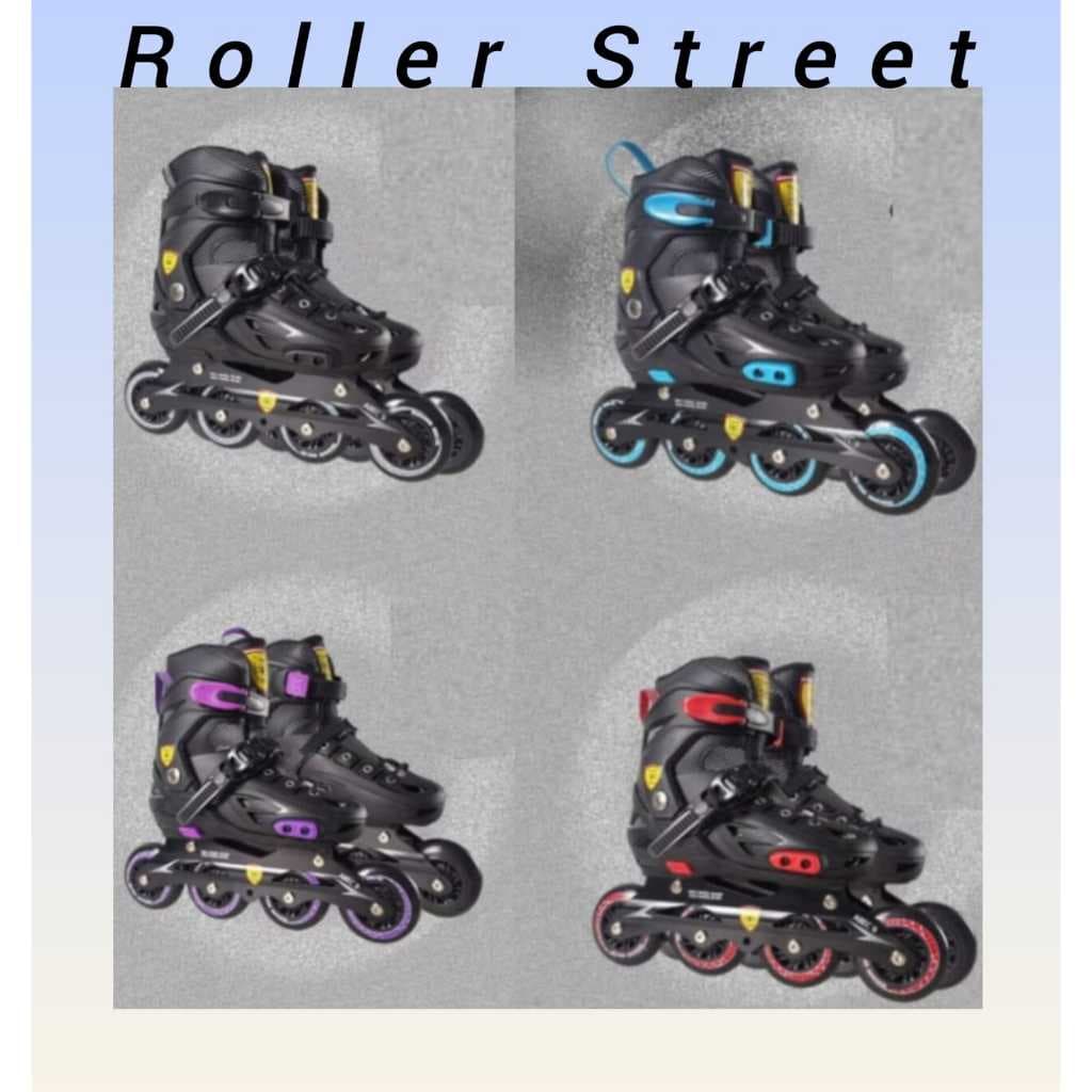 Roller Patins Inline Juvenil Adulto 4 Rodas Reforçado Ajuste De Tamanho Abec 9