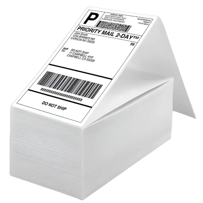 Kit 500 Etiqueta Térmica 10x15 (100x150) p/ Shopee/Mercado Livre Resma S/Rolo