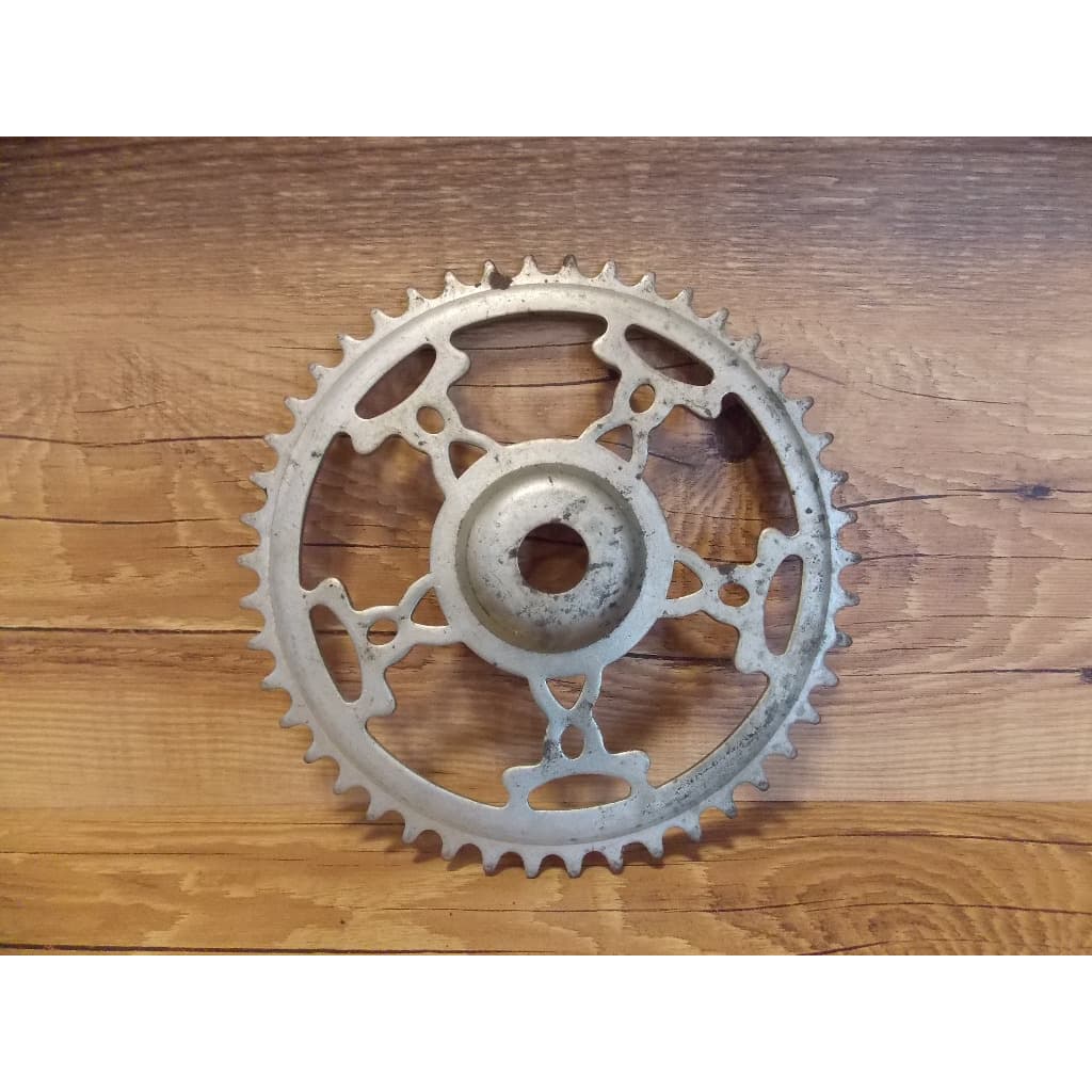 Coroa engrenagem de bicicleta antiga goricke 46 dentes - novo de estoque antigo