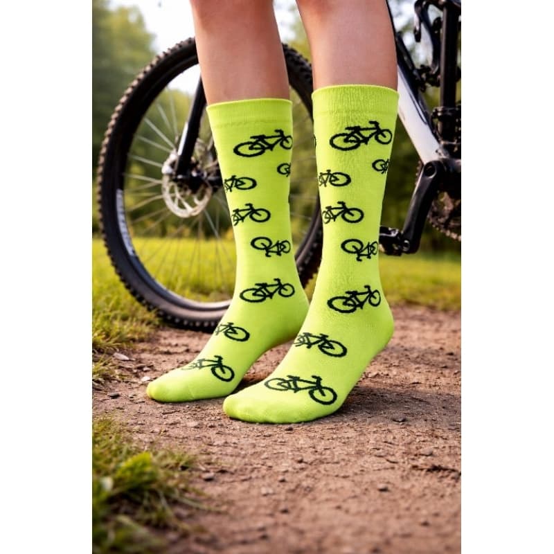 Meia Poliamida Bicicletas Academia Corrida Ciclismo Cano Longo