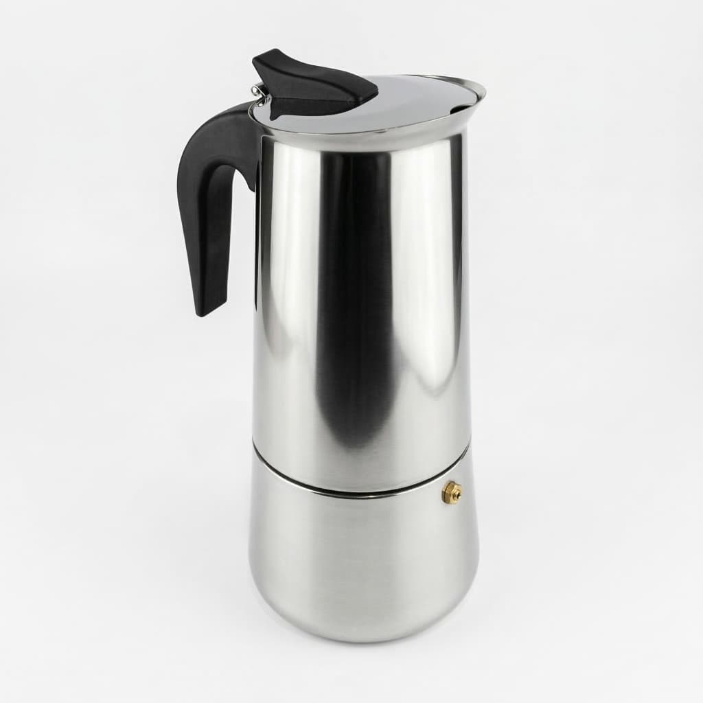 Cafeteira Italiana Inox 600ml 12 Xícaras  Moka Expresso Lorben