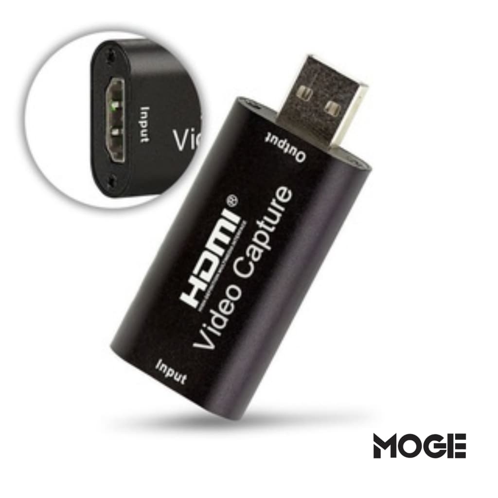 Placa de Captura HDMI para USB 2.0 | 1080p Full HD | Suporte 4K | Streaming
