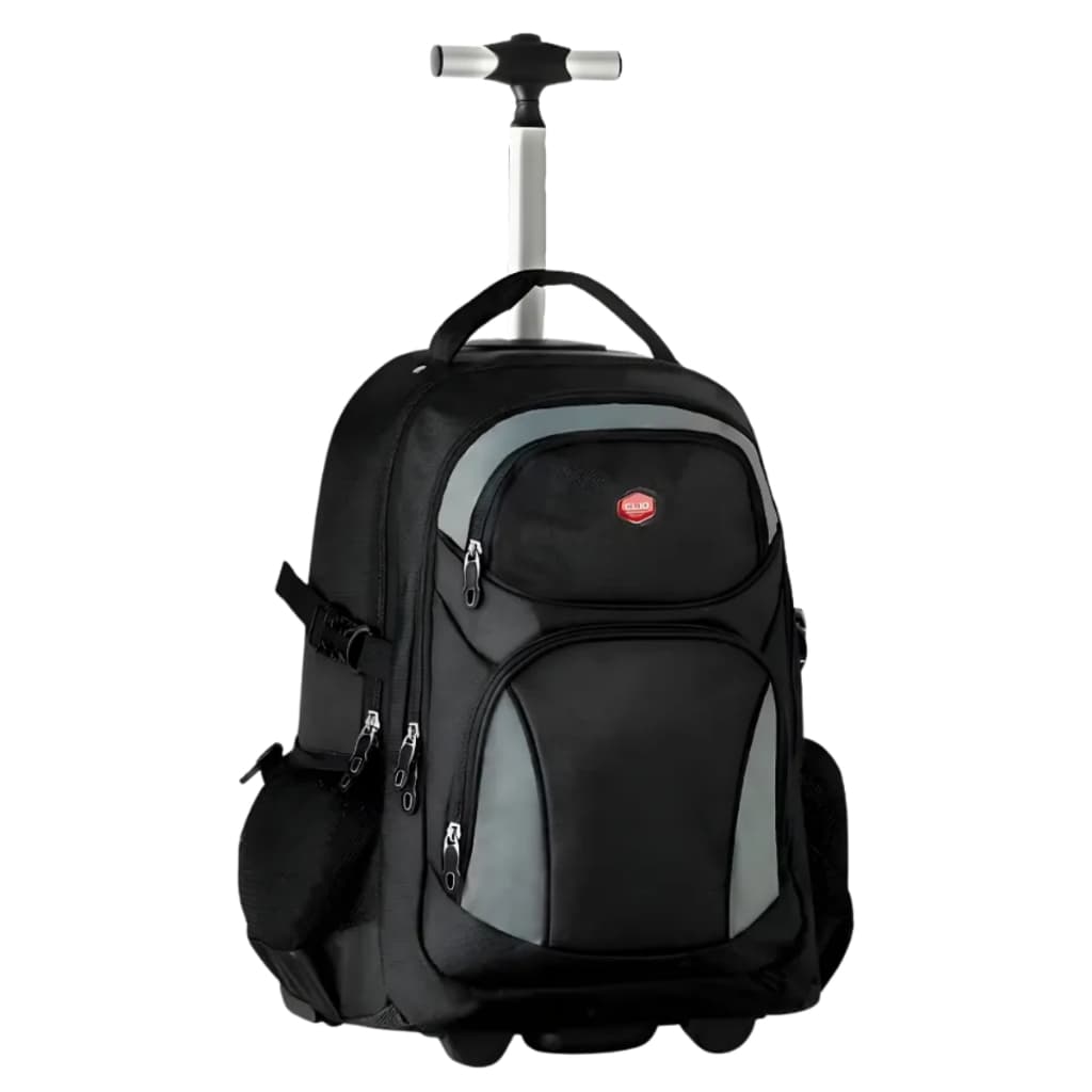 Mochila Rodas Executiva Masculina Preta Original Clio