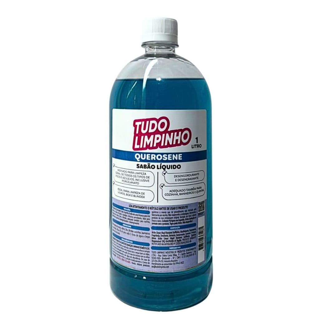 Sabão de Querosene Limpa Pisos Azulejo Tudo Limpinho 1 Litro
