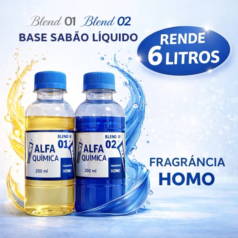 Sabão de Lavar Roupas Líquido Rende 6 Litros