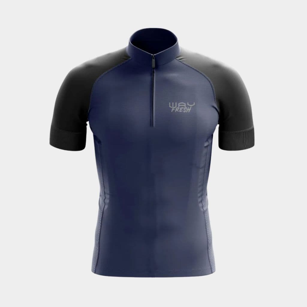 Camisa de Ciclismo Masculina Way Fresh Azul Marinho