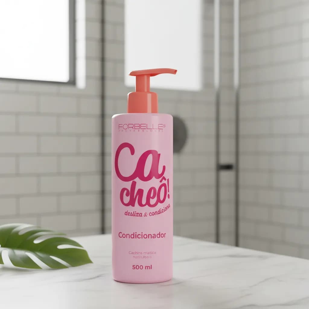 Cacheô! Desliza E Condiciona - Condicionador Forbelle 500 Ml