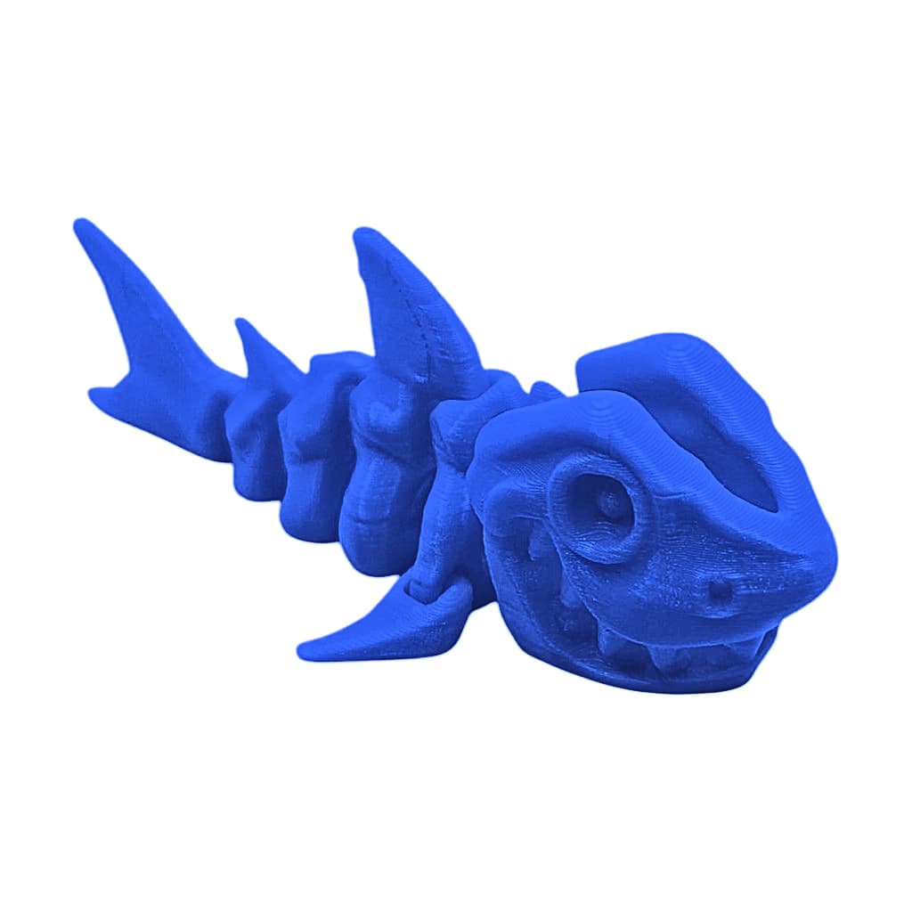 Mini Tubarão Esqueleto Articulado – Chaveiro ou Colecionável em Impressão 3D. Acessório, aniversário, lembrancinhas.