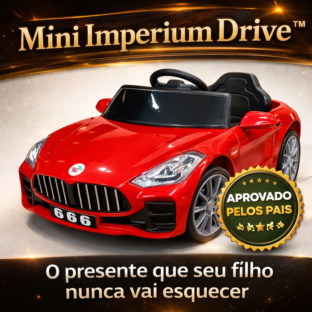 Carro Eletrico Infantil 6v Mini Esportivo Classico Motor Potente Compacto Seguro