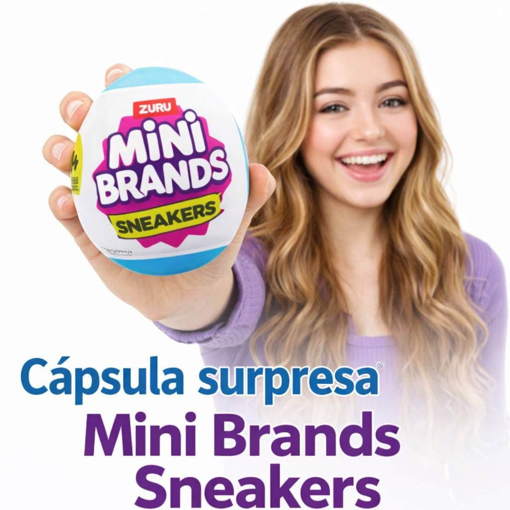 Mini Brands Sneakers Mini Tênis Colecionável Cápsula Surpresa - Miniatura Sneakers Coleção Surpresa