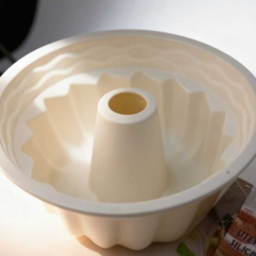 Forma Silicone Bolo Pudim Flan Chocolate
