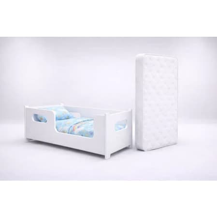 Cama Infantil com Colchão MDF com Grades – Segura para Quarto de Menino e Menina