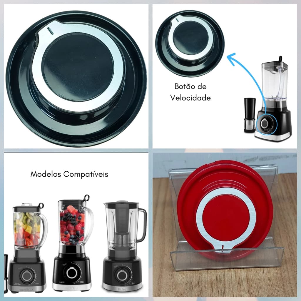 Botão Knob Para Liquidificador Britânia Blq1300, Blq2300p