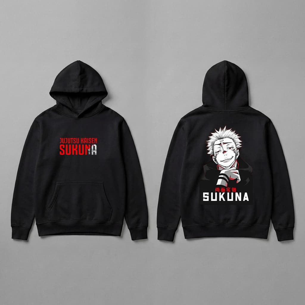 Moletom Blusa de Frio Unissex Sukuna Anime Estmpado