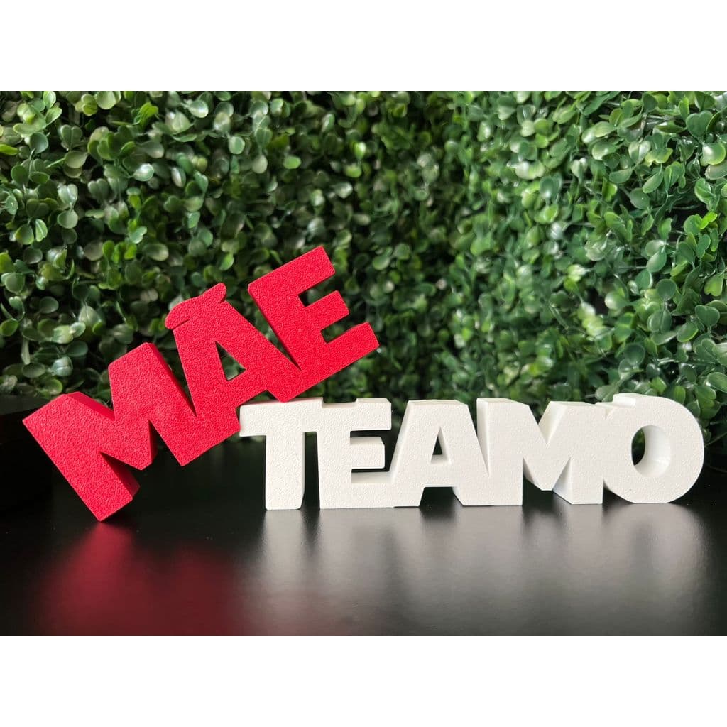 Letreiro Decorativo Mãe Te Amo Placa para Decoração Lembrancinha FELIZ DIA DAS MÃES  PRESENTE DIA MA