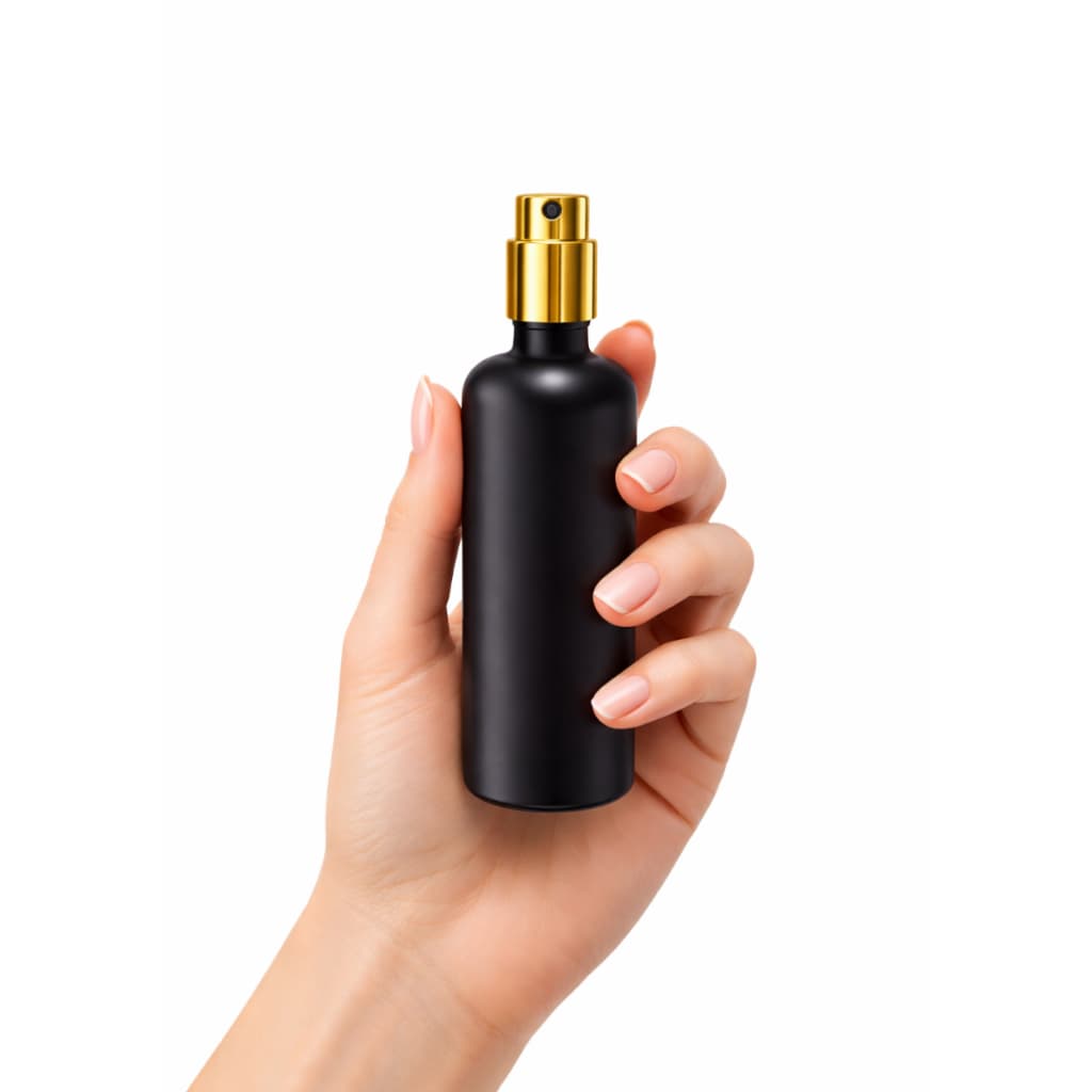 50 frasco 60ml PRETO Valvula Spray Para Perfume, Prático Viagens, bolso