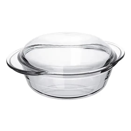 Conjunto Marinex Terrina Redonda Tampa 2,8l Vidro Refratário
