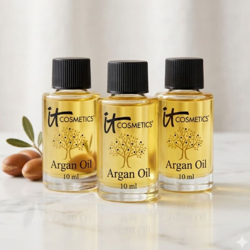 3 óleos de Argan de 10 ml para os cabelos, hidratação e brilho intenso