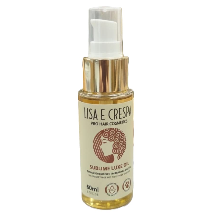 Óleo Sérum Finalizador Lisa e Crespa 60ml – Brilho Intenso, Anti Frizz e Pontas Saudáveis
