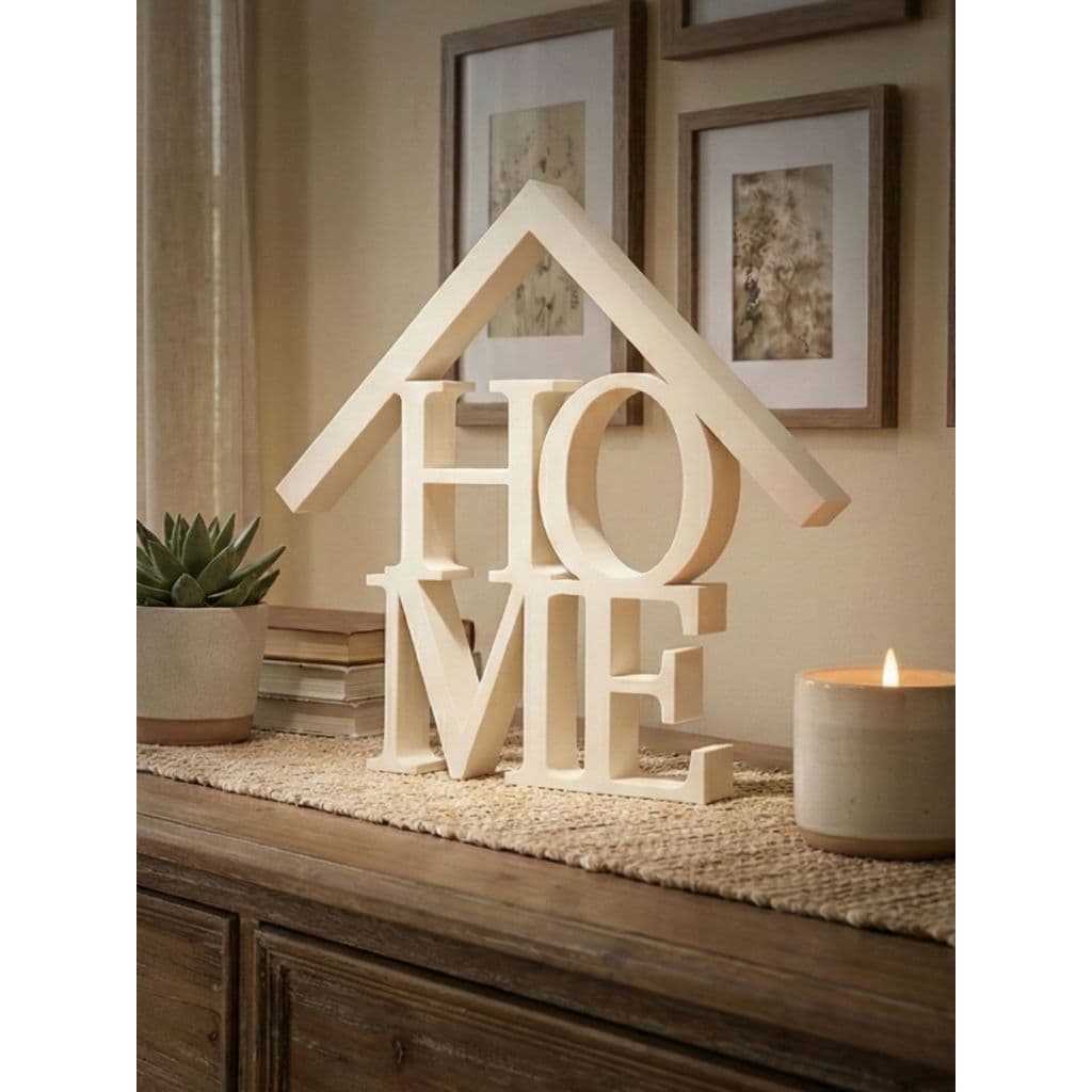Decoração HOME Minimalista – Enfeite de Mesa Moderno para Sala Impressão 3D Casa Familia