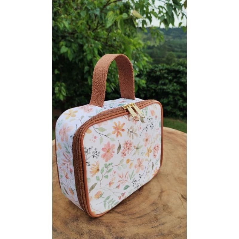 Nécessaire Floral - Organizador maleta bolsinha