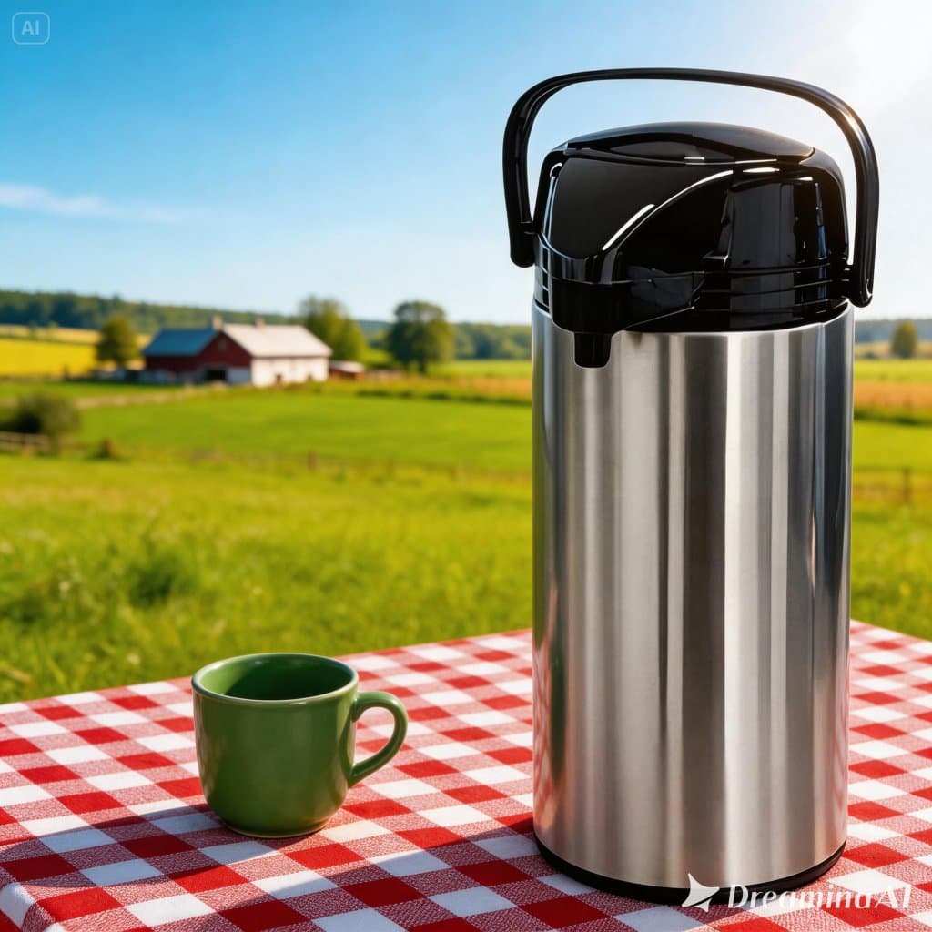 Garrafa Térmica de Água 1,9 Litro Inox Agua Quente  Gelada Café Chocolate Quente Chá Leite