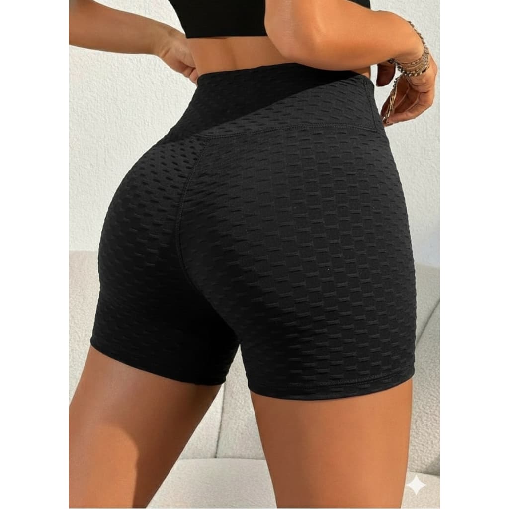 Short Feminino Academia Meia Coxa Bolha Suplex 3D Envio rápido