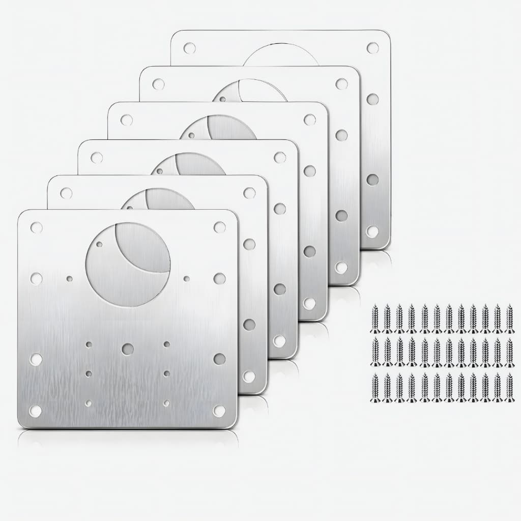 Kit 10 placas para reparo de porta fechada armário mdf