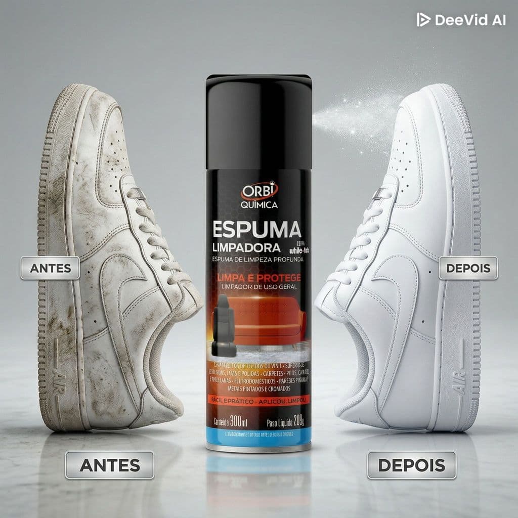 Espuma Magica Limpadora De Estofados Uso Geral Orbi 300ml