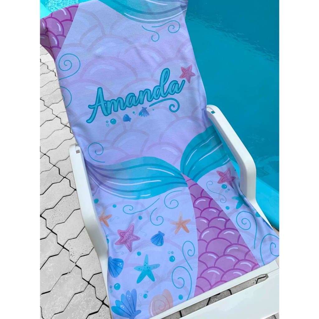 Toalha de Praia Personalizada - Princesa Sereia